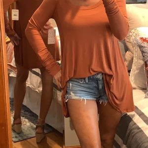 Free people BoHo lightweight Thermal Top    NWT